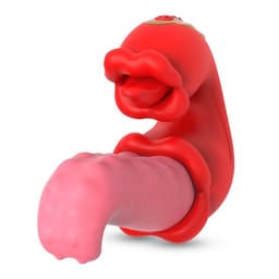 Mond & Zachte Tong Vibrator voor Vrouwen Tong Vibrator met Lick-beweging – 10 Tongstanden & 10 Vibratiestanden – Waterdicht – Clitoris Stimulator – Vibrators voor Vrouwen en Mannen — thumbnail 1