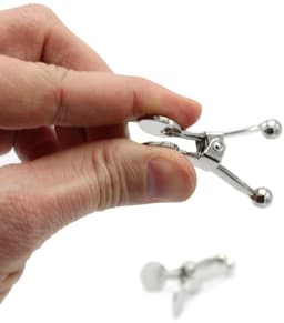 Kiotos - Knijper Tepelklemmen met Balvormige Uiteindes - Extra Sensaties - Zilver — thumbnail 5