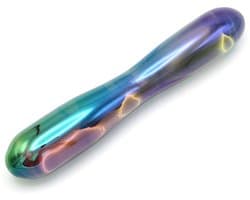 Kiotos Glass - Glazen Dildo Smooth - Rainbow
