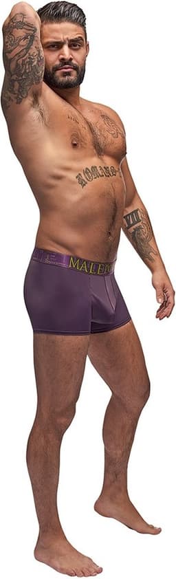 Male Power Avant-Garde - Verstrakkend Short eggplant S — thumbnail 5