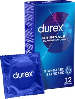 Durex - Originals Classic Natural Condooms 12 st. — thumbnail 1