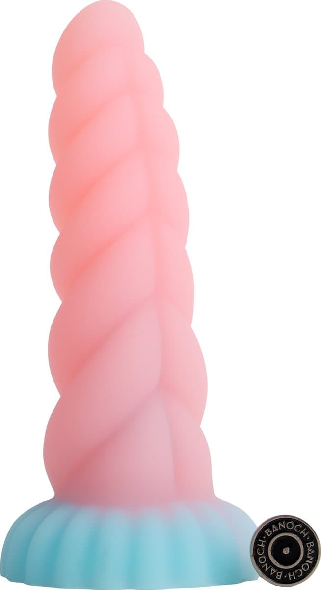 Banoch | Dildo twirl | roze siliconen | zuignap | fantasy — afbeelding 1