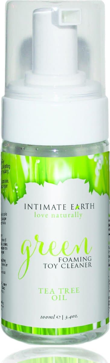 Intimate Earth - Groene Thee Toycleaner Schuim 100 ml — afbeelding 1
