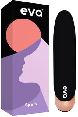 Eva® Spark - Vibrator - Mini Bullet voor Vrouwen - Krachtige Clitoris Stimulator - Discreet Sex Toy - Seksspeeltje - Vibrators voor Vrouwen - Erotische Luisterverhalen - Cadeau voor vrouw - Obsidian Black — thumbnail 1