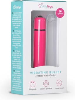 EasyToys - Mini Bullet Vibrator met 10 Standen - Bulletvibrator - Vibrators voor Vrouwen - Vibrators - Roze — thumbnail 5
