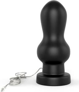 Lovetoy - King Size Vibrerende Buttplug - Rammer - 18 cm - Zwart — thumbnail 2
