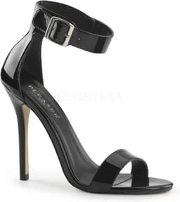 Pleaser - AMUSE-10 Sandaal met enkelband - US 13 - 44 Shoes - Zwart — thumbnail 1