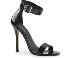 Pleaser - AMUSE-10 Sandaal met enkelband - US 13 - 44 Shoes - Zwart