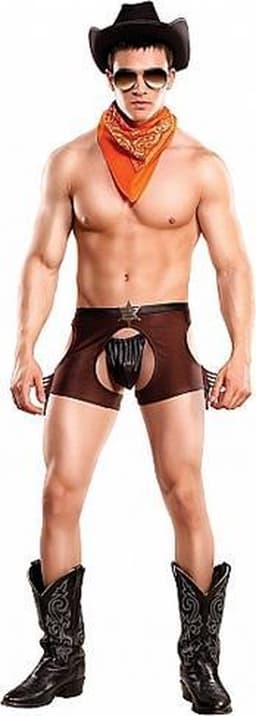 Male Power Eigenwijze Cowboykostuum - XL brown L/XL — thumbnail 1