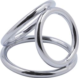 Banoch - Triple cockring metaal large ∅ 37 - ∅ 45 - ∅ 50 | penisring — thumbnail 1