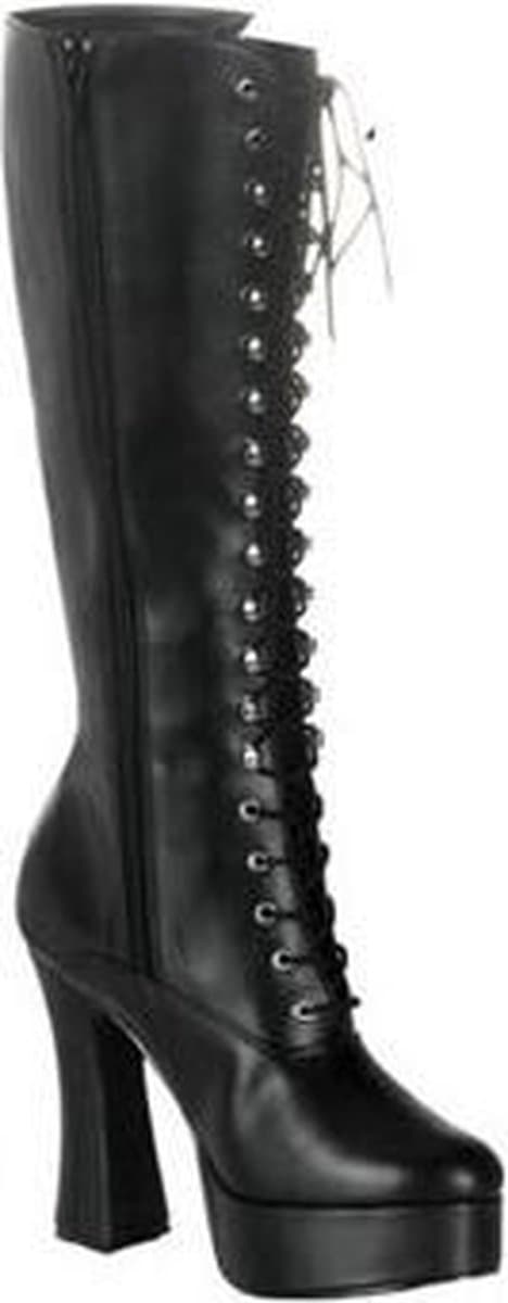 Pleaser - ELECTRA-2020 Kniehoge laarzen - US 8 - 38 Shoes - Zwart — afbeelding 1