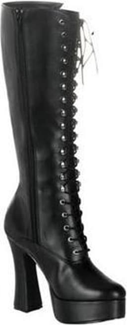 Pleaser - ELECTRA-2020 Kniehoge laarzen - US 8 - 38 Shoes - Zwart — thumbnail 1