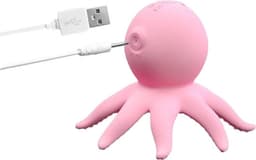 Tepelzuiger vibrator - 10 vibratiestanden - USB Oplaadbaar - Watervast — thumbnail 1