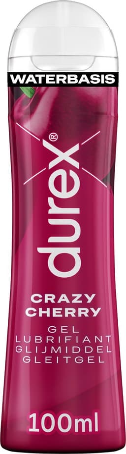 Durex Glijmiddel Crazy Cherry - Kers - Waterbasis - 100ML — thumbnail 1