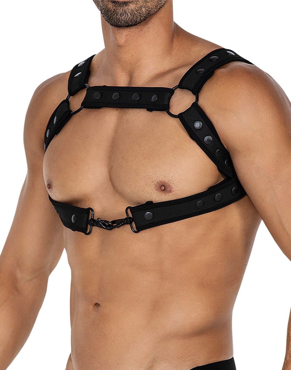 Cut4Men - Fetish Harnas - Tuigje - Neo - Zwart — afbeelding 1