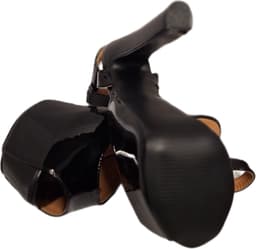 JUMEX-EROTISCHE PUPM -BLACK LAKLEER- HAK 16 CM-ZOOL 6CM-SIZE38 — thumbnail 3