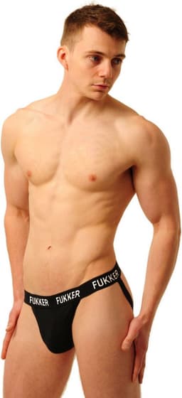 Jockstrap Fukker Zwart maat XL — thumbnail 2