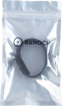 Banoch | Cockring verstelbaar met drukknopen | zwart siliconen | max Ø 5 cm | penisring — thumbnail 5