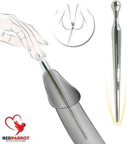 Urethra Dilator Penis Plug - RVS - Van Smal naar Breed - Medical Play Tool — thumbnail 2
