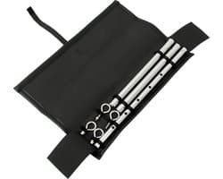 Banoch | Spreidstang verstelbaar + hoes | 50 cm - 80 cm zilver | spreader bar bondage