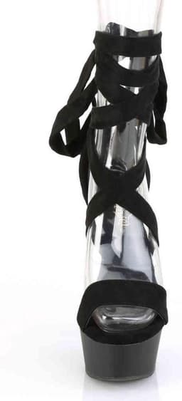 Pleaser Hoge hakken -38 Shoes- DELIGHT-671 Zwart — thumbnail 2