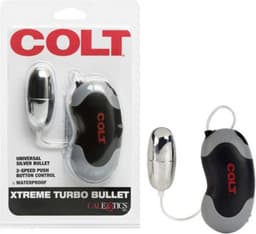 Colt Xtreme Turbo Bullet - Vibrator - Zwart - Ø 30 mm — thumbnail 4