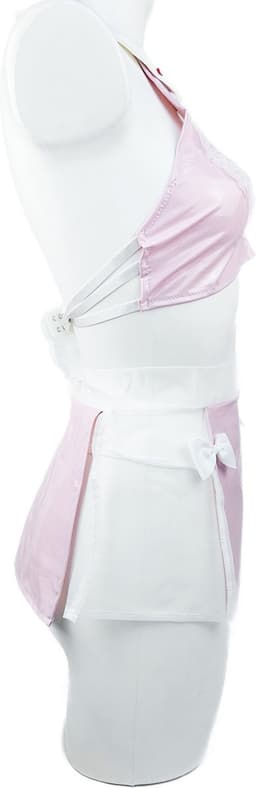 BamBella ® Sexy Cosplay Rollenspel kleding - Onesize - Datex ( Latex en stof)outfit dames Zuster pak Roze Set — thumbnail 2