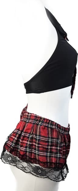 BamBella ® Sexy erotische uniform - Maat XS/S - Schoolmeisje Rollenspel kleding outfit dames — thumbnail 2