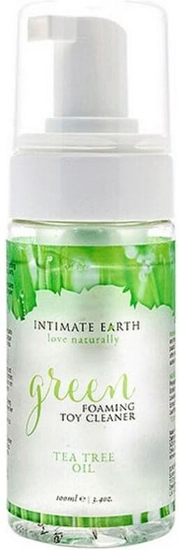 Intimate Earth - Groene Thee Toycleaner Schuim 100 ml — thumbnail 3
