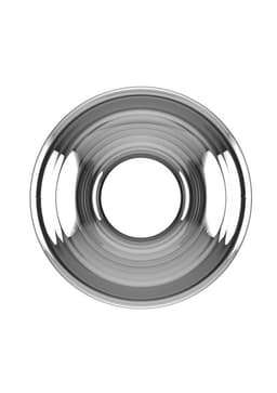 No.51 - Large Hollow Tunnel Butt Plug - 5 Inch - Translucent — thumbnail 2