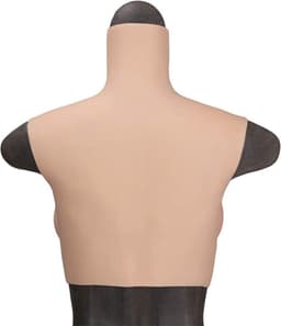 Korte Siliconen Borst - A-cup - 100% hypoallergene medische siliconen - protheses - + kanten choker - Wearable Borst - Kunstmatige Nep Borst - Korte Valse Borsten - Siliconen Huid - Crossdresser - Transgender - Mastectomie - Femboy - Body4Everybody — thumbnail 5