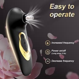 Mini luchtdrukvibrator - Sucking vibrator - Reis vibrator - Clitoris & G-spot Stimulator Luchtdruk Vibrator- seksspeeltje — thumbnail 1