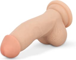 Dildo met ballen 12 cm - Beige — thumbnail 3