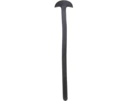 Anaal Dildo 50cm Lang - Zwarte Analconda - Lange Dildo 50cm - Doorsnede 2,3 cm - Siliconen Zwarte Dildo Voor Meer Diepgang — thumbnail 1