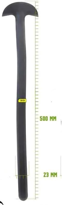 Anaal Dildo 50cm Lang - Zwarte Analconda - Lange Dildo 50cm - Doorsnede 2,3 cm - Siliconen Zwarte Dildo Voor Meer Diepgang — thumbnail 2