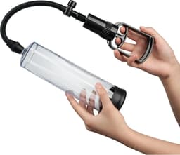 Men Penis pomp - Cockring - Penis pomp Met Penisring - Sex toys voor mannen - Penis Extender -Erectiepomp met penisringen — thumbnail 2