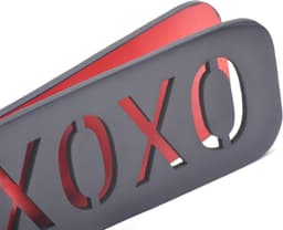 Spanking Paddle XOXO - SM attribuut - Hoogwaardig kwaliteit - Voor volwassenen - Zwart - Kunststof - Spannend voor koppels - Sex speeltjes - Sex toys - Makkelijk in gebruik - Erotiek - Bondage - Sexspelletjes voor mannen en vrouwen — thumbnail 4