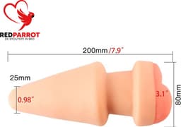 Mega buttplug met kunstvagina | XXL | Kont plug inclusief masturbator | 2 in 1 | Grote plug | Hoge kwaliteit — thumbnail 3