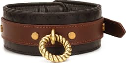 Liebe Seele - The Equestrian Leather Collar And Leash - Leren Halsband Met Ketting — thumbnail 2
