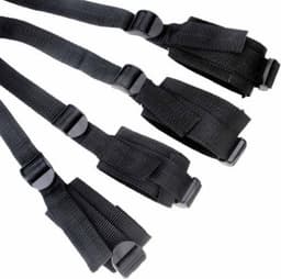 WiseGoods - Erotische Handboeien Seks - BDSM - Erotiek Toys - Seksspeeltjes - Verstelbare Bed Handboeien - Sex Toy - Zwart — thumbnail 3