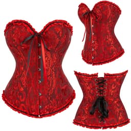 Sexy Korset - Korset - Corset Erotiek - Shapewear - Rood - Valentijn - S — thumbnail 2