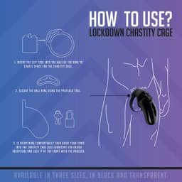 Lockdown Kuisheidskooi Transparant - Large — thumbnail 2