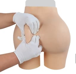 Siliconen vagina, siliconen billen- siliconen heupen- Vagina-broek-cosplay- travestie- crossdresser-bodysuit-big butt- 2850 gram — thumbnail 2