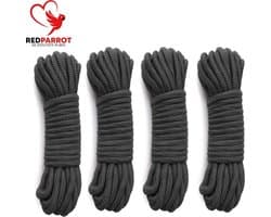 4 x 5 meter bondage touw | Seks touw | Full BDSM Body bondage | Armen en Benen | 20 Meter touw