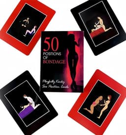 Intiem Cadeau - 50 positions of bondage - koppel spellen - kamasutra kaarten - kaartspel - BDSM — thumbnail 4