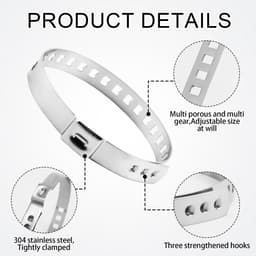 NTHProducts - Cardan Cross Chain - Universele Gimbalg Collar - Roestvrij staal - Corrosiebestendig - Eenvoudige installatie - Geschikt voor de meeste v... — thumbnail 3
