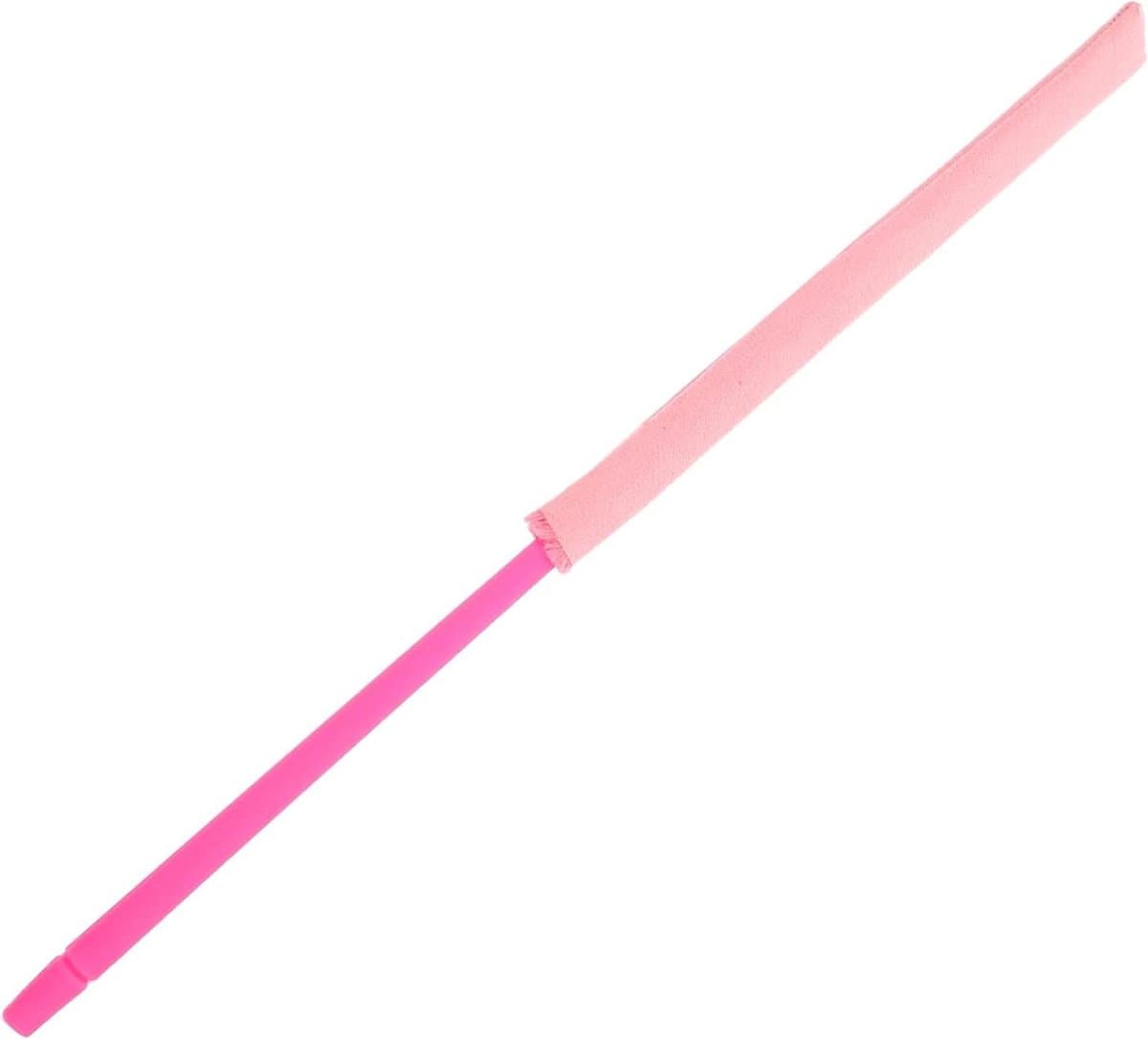 Fluit Reiniger - Blaasinstrument Onderhoud - Instrument Reinigen - Veilig Glad Materiaal - 355 cm Lengte - Roze — afbeelding 1