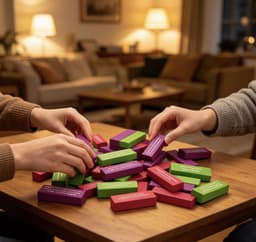 La Tour du Plaisir – jeu de défis coquins pour couples – tour en bois – 54 blocs – soirée romantique et amusante — thumbnail 2