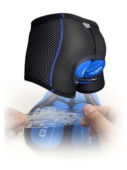 Livé® Blauw Fietsondergoed Heren – GEL 5D Fietsbroek Ademend XL — thumbnail 3
