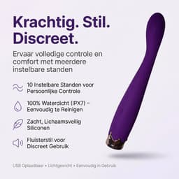 Vibrators voor Vrouwen – Magic Wand Vibrator met Clitoris Stimulator & G Spot – Wand Vibrator – Sex Toys voor Koppels – 10 Standen – Waterdicht — thumbnail 2